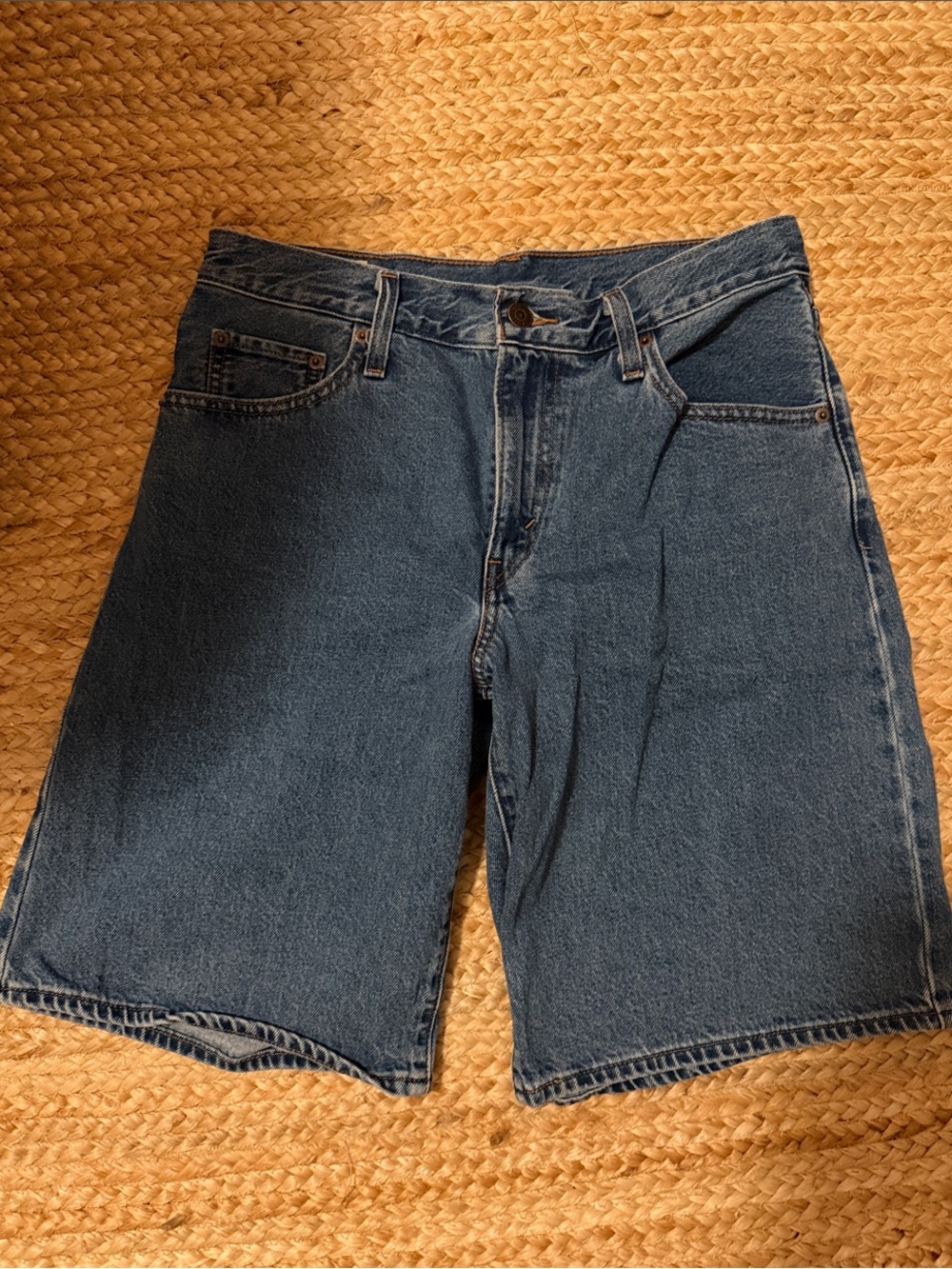 Vintage Levi’s Premium Denim Jorts Shorts Size 26 Medium Wash